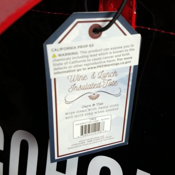 Wine & Lunch insulated Tote bag - Picture 6 of 7